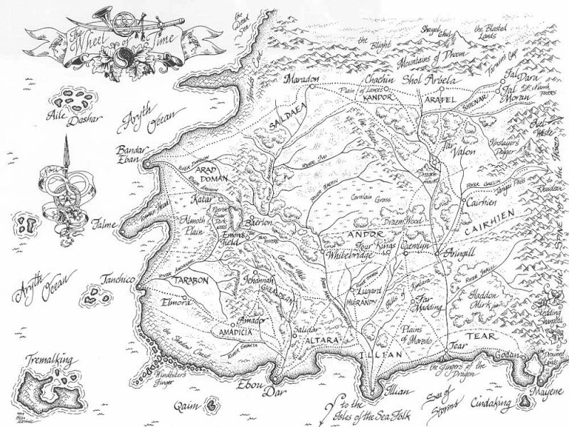 carte de la roue du temps