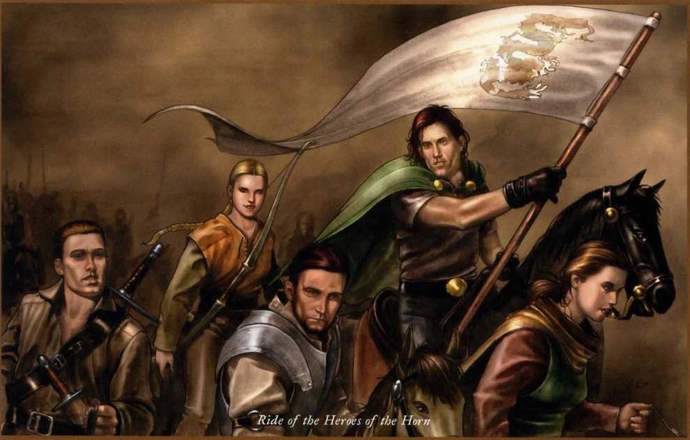 héros du cor de valère la roue du temps